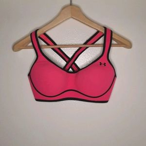 Under Armour Pink HeatGear Sports Bra